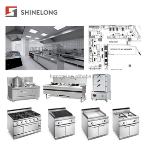 อุปกรณ์ครัวสแตนเลสครบชุดสำหรับโรงแรมและร้านอาหารระดับมืออาชีพ จาก Shinelong HT-05 โรงแรมร้านอาหาร - Product Image 1