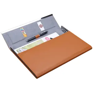 Carpeta A4 PU Kulit Folder Dokumen Pemegang (Porta Documentos)