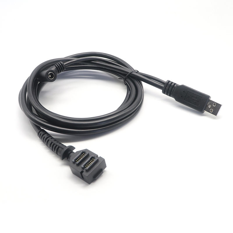 2m Vx805 Vx820 USB Cable with Braid Shielding Pure Copper PVC for
