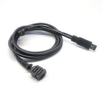 Cable USB de 2m Vx805 Vx820 con Malla de Protección, Cobre Puro y PVC para Escáner, Computadora, Teléfono Móvil, Cámara, Carga Rápida 3A 08374-03-R