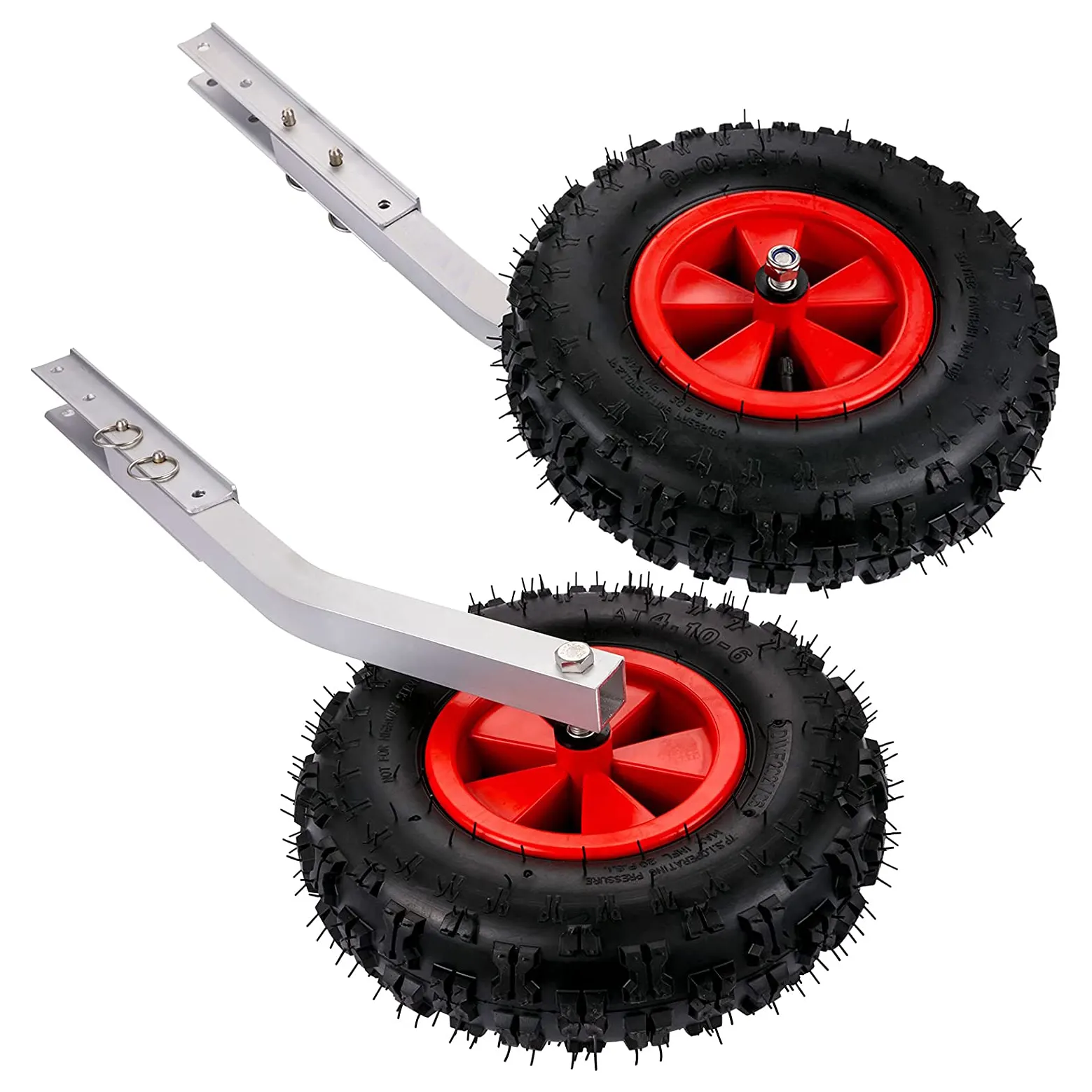 Amazon hot sale easy land boat launch wheel launching wheel Dolly for inflatable boat