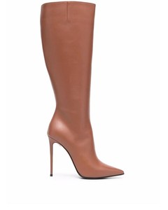 Xinzirain Stivali Alti da Donna Sopra il Ginocchio <span class=keywords><strong>con</strong></span> <span class=keywords><strong>Tacco</strong></span> <span class=keywords><strong>a</strong></span> <span class=keywords><strong>Spillo</strong></span> all'Ingrosso Logo Personalizzato Punta Sfilata in Pelle Nera Tinta Unita - Product Image 6