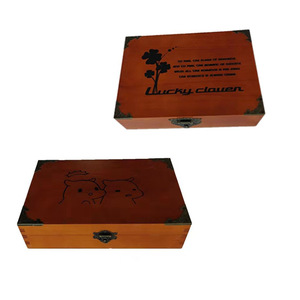 Caja de almacenamiento rectangular de madera con cerradura de 8 cm de altura para joyas, documentos y regalos, embalaje de regalo artesanal - Product Image 4