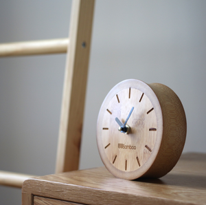 Home Decor Gift Modern <strong>Desk</strong> Table Bamboo Wooden Needle Time Alarm <strong>Clock</strong> - Product Image 3