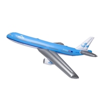 Petit avion publicitaire gonflable télécommandé avec impression personnalisée, 50 cm, utilisation en extérieur, matériau PVC de 0,18 mm d'épaisseur