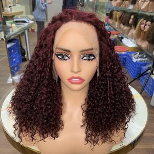 วิกผมแท้ SDD 13x4 Pixie Curl แบบปรับแต่งได้ สี 99j และสีธรรมชาติ - Product Image 1