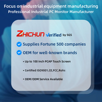 Monitor Industrial LCD Táctil Zhichun, Anti-Vibración y Anti-Golpes, Panel de 15.6" y 21.5", Tablet PC de Montaje en Pared para Automatización de Consolas
