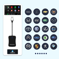 Sistema Multimedia Inteligente Universal Boyi Carplay, ABS+PC+Aleación de Aluminio, Nuevo Adaptador Android 11 Estilo Chino, Caja Inalámbrica Car Play AI
