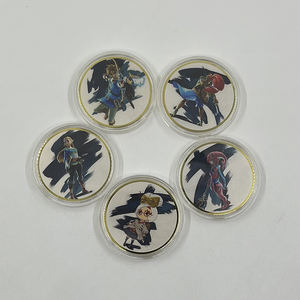 Custom Classical Metal Craft Purya Link Gold Coin Japón Anime Juego Legend of <span class=keywords><strong>Zelda</strong></span> Coin - Product Image 1