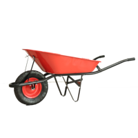 Brouette WB3800 en acier robuste, capacité de charge 150 kg, chariot agricole
