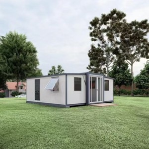 Sẵn sàng để tàu thiết kế mới hiện đại khung thép mạ kẽm mở rộng <span class=keywords><strong>container</strong></span> nhà 20ft 30ft 40ft biệt thự Glass Curtain Wall - Product Image 1