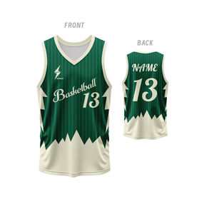 เสื้อบาสเก็ตบอลสำหรับผู้ชายและผู้หญิงเสื้อบาสเก็ตบอลแห้งเร็วแบบปรับแต่งได้สำหรับเยาวชนผู้ใหญ่ขนาด OEM - Product Image 4