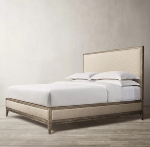 Amerikaanse Stijl Gestoffeerd <span class=keywords><strong>Bed</strong></span> Fabriek Groothandel Slaapkamer Meubilair Op Maat Slaapkamer Massief Houten <span class=keywords><strong>Bed</strong></span> Meubelset - Product Image 5