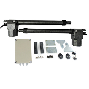 Biệt Thự Thông Minh An Toàn Nhập Tự Động Hệ Thống Cổng Ngoài Trời Điện Đu Cổng Động Cơ Dc24v Năng Lượng Mặt Trời Đôi Cánh Tay Đu Cổng Mở Nhà Điều Hành - Product Image 1