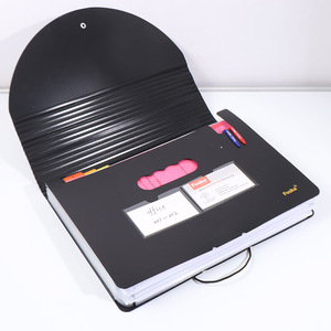 Organizzatore per Documenti con 13/25 Tasche, Cartella Portadocumenti a Fisarmonica in PP Resistente agli Strappi, Formato <span class=keywords><strong>A4</strong></span> con Linguette Colorate - Product Image 5
