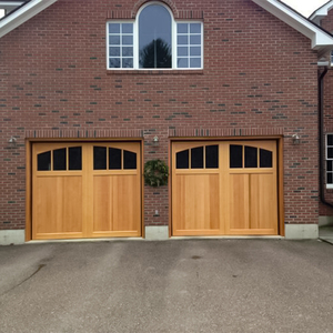 Panneaux de <span class=keywords><strong>porte</strong></span> de <span class=keywords><strong>garage</strong></span> en bois massif automatiques de style ferme vintage <span class=keywords><strong>Ouverture</strong></span> entendue <span class=keywords><strong>Porte</strong></span> de <span class=keywords><strong>garage</strong></span> <span class=keywords><strong>sectionnelle</strong></span> - Product Image 4