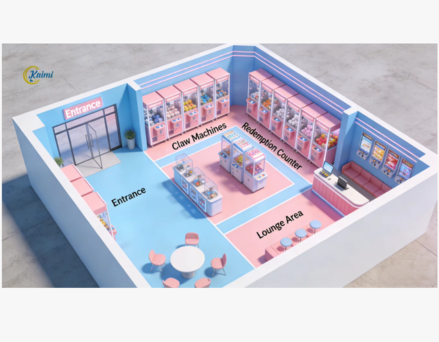Luxury Commercial Claw Crane Machine with LED Lighting Sound System Coin Operated Arcade Gift Game Machine for Amusement Parks