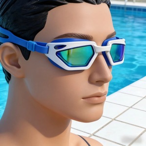 Gafas de Natación Universales con Lentes de PC con Revestimiento de Espejo Antivaho - Product Image 1