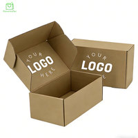 Boîte d'expédition portable haut de gamme personnalisée, imprimée, étanche, gaufrée, avec logo, écologique, recyclée, biodégradable, en fourrure – Vente en gros