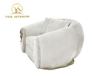 Canapé en cuir de luxe Boca Dolo <span class=keywords><strong>Bo</strong></span> italien pour salon de villa haut de gamme, grand appartement, style moderne et simple, canapé incurvé - Product Image 2