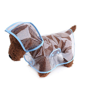 Venta al por mayor de ropa transparente de PVC personalizada para perros, accesorio para mascotas, impermeable para perros al aire libre - Product Image 2