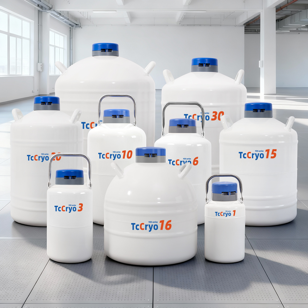 TcCryo Liquid Nitrogen Canister cryogenic Tank