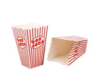 Customized fast food packaging Eco friendly emballage alimentaire packaging and printing custom logo popcorn French fries