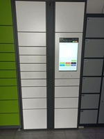 Casier en acier intelligent Armoire en métal Casier à bagages intelligent Casier électronique intelligent pour colis express de supermarché