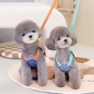 Vêtements pour chien en denim, veste en jean sans manches, design uni écologique pour grands chiens, Teddy, Teckel - Product Image 2