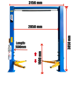 Pont élévateur à deux colonnes pour <span class=keywords><strong>garage</strong></span> et atelier, certifié CE, directement de l'usine - Product Image 2