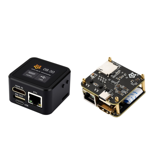 Luckfox PicoKVM Lightweight IP KVM Remote Management Tool 10x10x10 1920 1080 60fps HD Video Input HID Signal Output Device