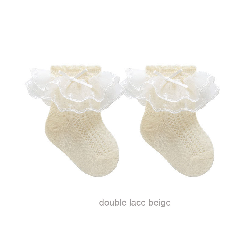 doule lace beige