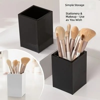 Porte-stylos en plastique, organisateur de papeterie pour étudiants, tube de rangement pour pinceaux de maquillage, boîte de tri pour accessoires de bricolage et de loisirs créatifs