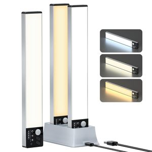 Under Cabinet Lighting with Charging Station, 3 Color Temperature Rechargeable Dimmable Motion <b>Sensor</b> <b>Light</b> Indoor for Kitchen - Product Image 1