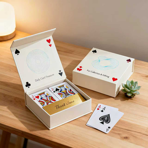 Feuille d'or personnalisée estampage brillant Anime <span class=keywords><strong>Tarot</strong></span> cartes jeu jouer Poker taille Durable papier emballage personnalisé coins arrondis personnalisé - Product Image 1