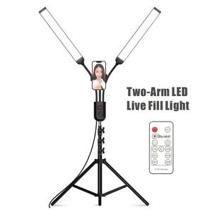 Teléfono móvil de mano Fotografía Belleza Equipo de luz LED Control de brillo Luz de relleno flexible para Selfie YouTube Live Box - Product Image 6
