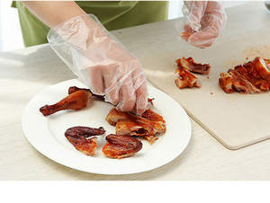 Gants jetables Matériau HDPE <span class=keywords><strong>Film</strong></span> PE épaissi de qualité alimentaire pour salon de beauté d'écrevisses à emporter Fabricants de pointe - Product Image 6