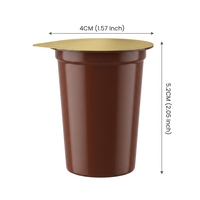 Gaufrettes en chocolat populaires pour enfants, cornets de chocolat en gros, coupes de chocolat croustillantes fourrées au chocolat