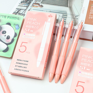 Lot de stylos gel 0,5 mm en plastique dégradé, mignons, à encre noire, personnalisables, pour promotion, bureau, école, étudiants, papeterie - Product Image 2