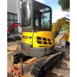รถขุดขนาดเล็ก Kobelco SK35SR มือสอง ขนาด 3.5 ตัน ของแท้จากญี่ปุ่น ระบบไฮดรอลิก พร้อมห้องโดยสาร เหมาะสำหรับงานในพื้นที่แคบ ไม่มีการเลื่อนท้ายรถ - Product Image 5