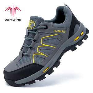Safety <strong>Shoes</strong> All-season <strong>Work</strong> for <strong>Men</strong> with Rubber Outsole Lightweight Smash-proof Puncture-proof Industrial <strong>Work</strong> Footwear - Product Image 1