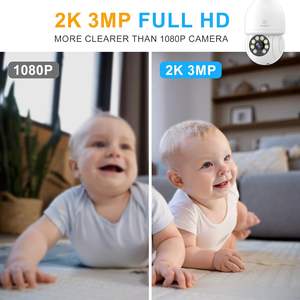 Telecamera Dome Antela 3MP WiFi per Interni con Rilevamento Movimento e Visione Notturna, Telecamera di Sicurezza in Plastica - Product Image 2