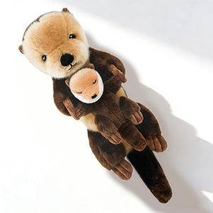 Lindo Peluche de Nutria Marina, Muñeco Perezoso Realista, Regalo de <span class=keywords><strong>Cumpleaños</strong></span> para Niños, Venta al por Mayor - Product Image 4