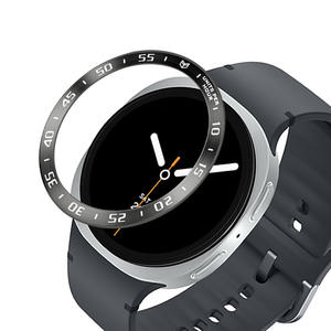Bague de protection en métal de luxe pour <span class=keywords><strong>Samsung</strong></span> <span class=keywords><strong>Galaxy</strong></span> Watch 8/7/6/5 Classic 40mm 44mm, bague adhésive 43mm 47mm 45mm - Product Image 1