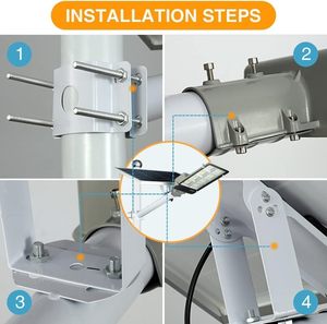 Vente en gros de lampadaires solaires à prix fabricant, en aluminium, étanches IP67, 60W, 100W, 120W, 240W, 360W, 500W, pour zones rurales - Product Image 5
