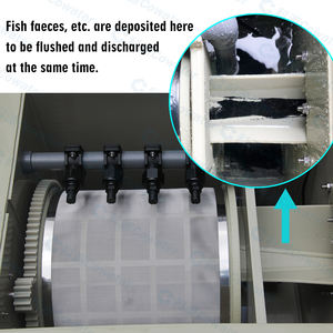 Cowater <span class=keywords><strong>prix</strong></span> d'usine 2640 GPH filtre à tambour rotatif avec <span class=keywords><strong>lampe</strong></span> <span class=keywords><strong>UV</strong></span> 220V système de traitement de l'eau <span class=keywords><strong>pour</strong></span> étangs Koi et piscicultures - Product Image 4