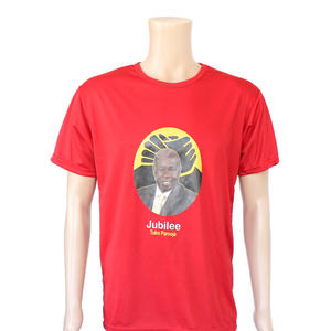 Camisetas de Algodón Baratas de 120 GSM para Campañas Políticas, Camisetas Blancas al por Mayor con Impresión Personalizada, Artículos Promocionales - Product Image 3