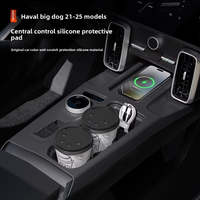 Haval Dargo – coussinet de protection en Silicone pour Console centrale, couvercle de protection pour chargeur, accessoires décoratifs pour voiture