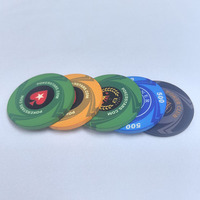 Jetons de poker en céramique NFC QINLONG LUXURY 40MM NOUVEAU DESIGN - LOGO PERSONNALISÉ ÉCOLOGIQUE ET DURABLE pour UTILISATION AU CASINO