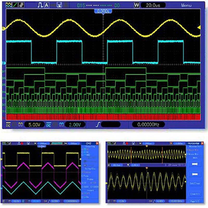 Osciloscopio Digital de 2 canales, analizador lógico de almacenamiento, señal mixta con función de osciloscopio 1gsa/s Mso5062d - Product Image 6